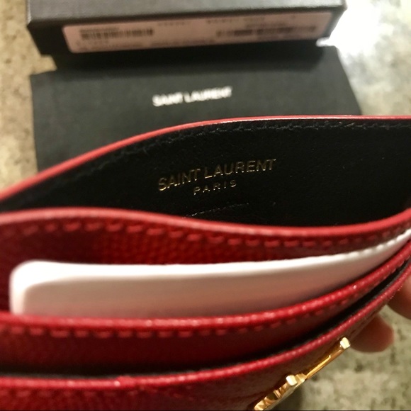 ❌SOLD❌ 🔥Saint Laurent🔥Monogram Card Case Wallet - Picture 5 of 7